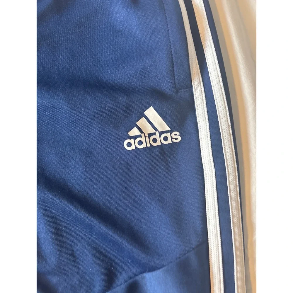 Adidas Tiro Track Pants S Navy Blue Tapered Soccer Joggers